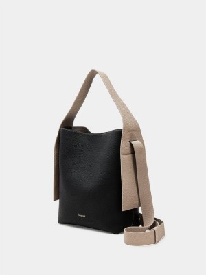 Black Women's Songmont Drippy Medium Tote Bags | BCN4876YE