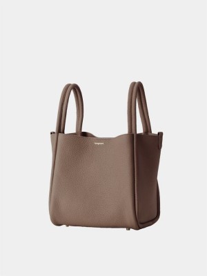 Grey Brown Women's Songmont Song Large Bags | PKS5429WW