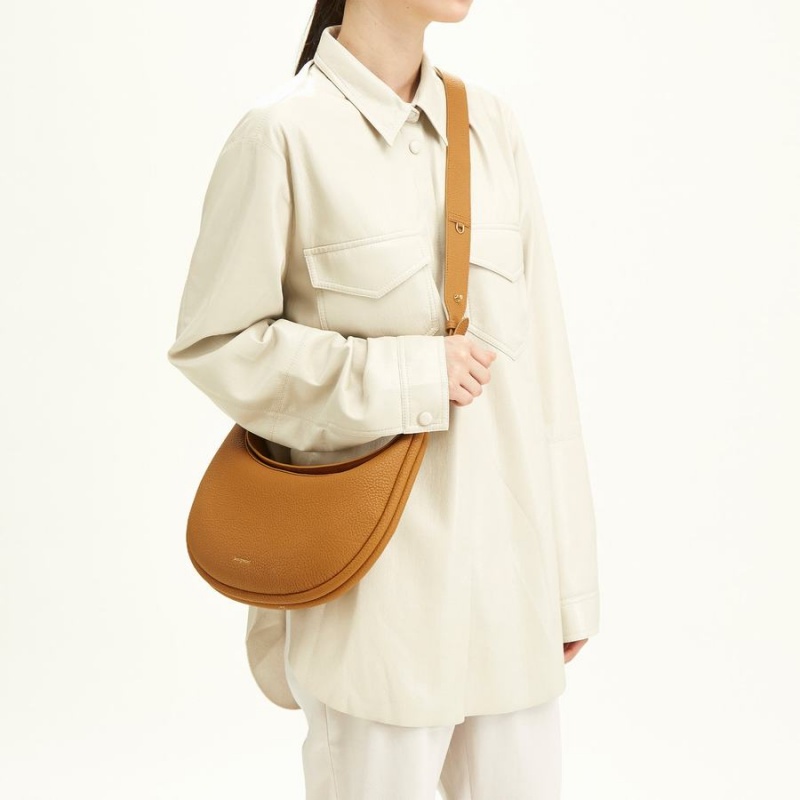 Brown Women's Songmont Luna Bags | CFF3713DY