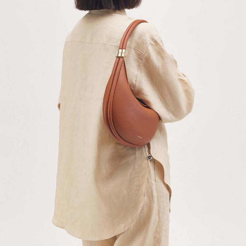 Brown Women's Songmont Luna Bags | TNO777PN